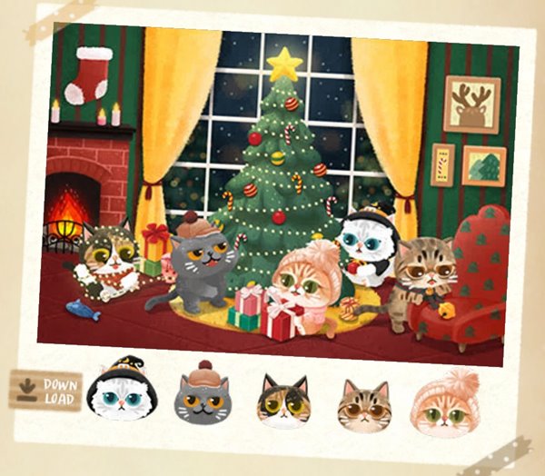クリスマス猫と秘密の森