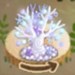 ミニ雪の花の木猫と秘密の森