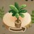 ラタンのストレリチア植木鉢猫と秘密の森