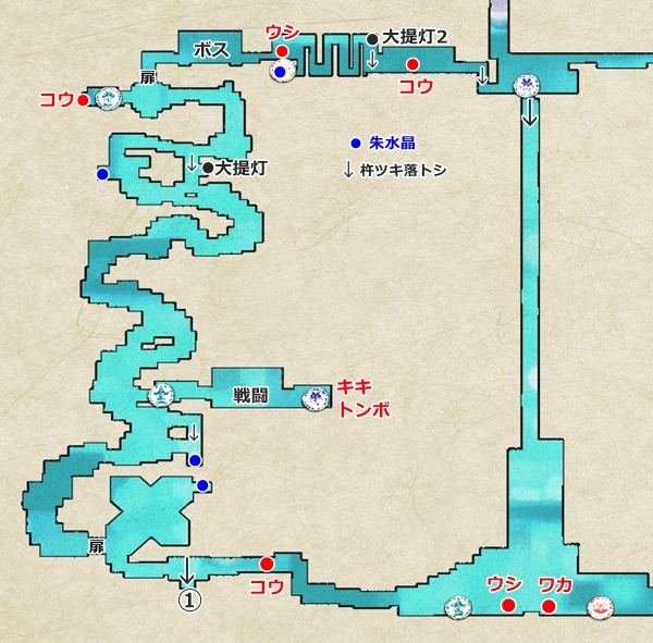 いてつき洞左地図ボウと月夜の碧い花