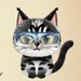 スターキー猫と秘密の森木の家