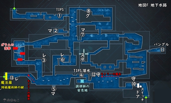 エンダーマグノリアF地下水路9