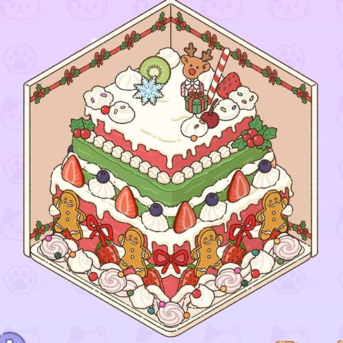 ステッカーライフウィンターフェス-ケーキを作ろう5