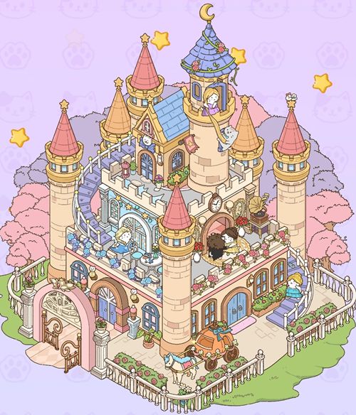 ステッカーライフ人気レベル2完成図