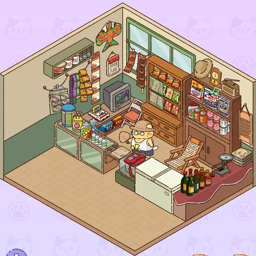 ステッカーライフ人気レベル思い出の駄菓子屋2