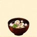 貝のお吸い物洋菓子ローズ